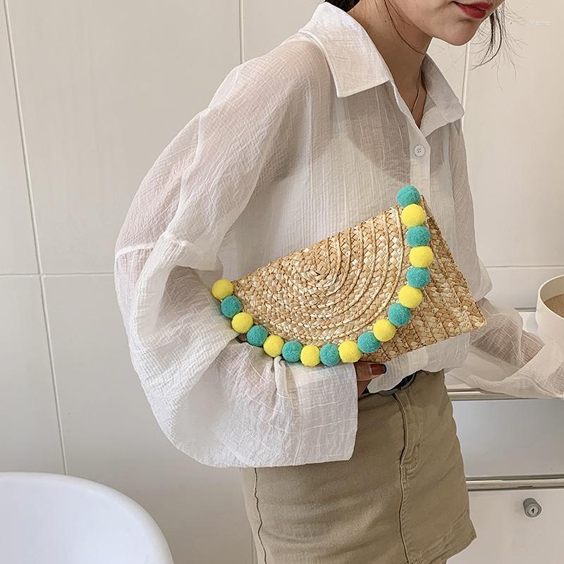 Evening Bags 2023 Summer Beach Bag Women Knitting Clutch One Shoulder Messenger, Green
Evening Bags 2023 Summer Beach Bag Women Knitting Clutch One Shoulder Messenger, Green