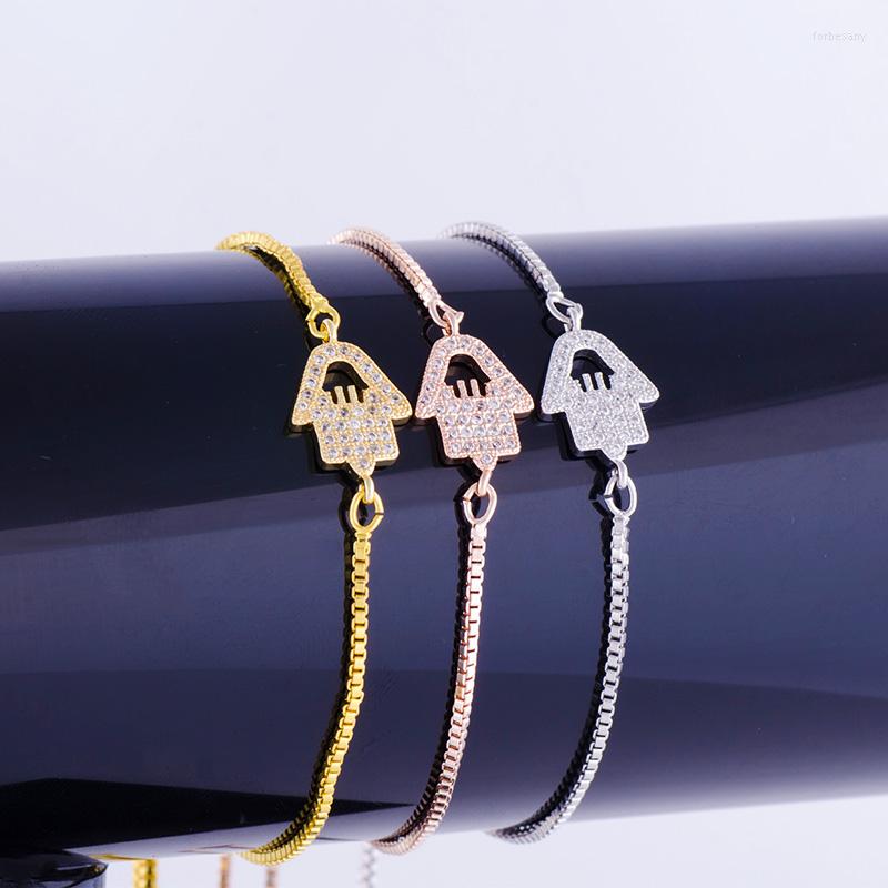 Charm Bracelets Lovely Zircon Crystal Palm Hamsa Friendship Handmade Copper Micro Pave Square Chain & Bangles Bijoux Pulsera
Charm Bracelets Lovely Zircon Crystal Palm Hamsa Friendship Handmade Copper Micro Pave Square Chain & Bangles Bijoux Pulsera