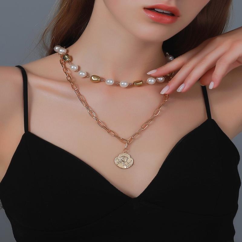 Pendant Necklaces Pearl Choker 2023 Fashion Kpop Necklace Cute Double Layer Chain For Women Jewelry Girl Gift
Pendant Necklaces Pearl Choker 2023 Fashion Kpop Necklace Cute Double Layer Chain For Women Jewelry Girl Gift