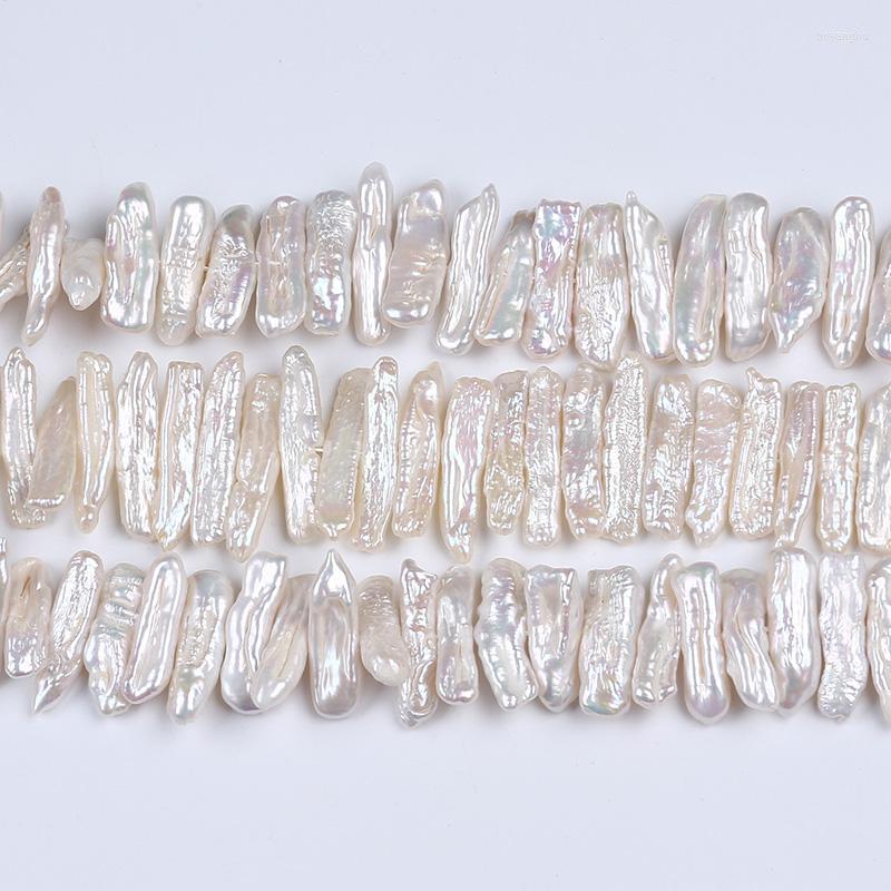 Choker 7-9mm White Biwa Pearl Wholesale Loose Freshwater String