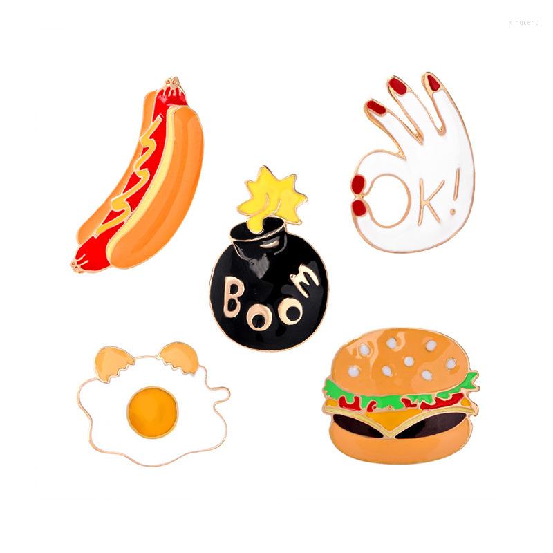 Brooches Fashion Women Girl Rainbow Enamel Lapel Hamburger Pizza Dog Badges Backpack Cute Pins Gifts Wholesale Jewelry
Brooches Fashion Women Girl Rainbow Enamel Lapel Hamburger Pizza Dog Badges Backpack Cute Pins Gifts Wholesale Jewelry