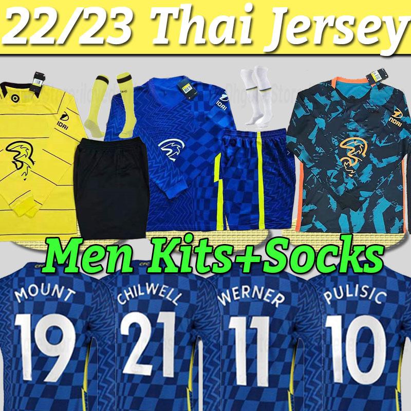 CFC Long sleeves soccer jersey 21 22 23 WERNER HAVERTZ CHILWELL ZIYECH Jerseys 2021 2022 PULISIC Football Shirt KANTE MOUNT Men Kids set Kit, Home+patch
CFC Long sleeves soccer jersey 21 22 23 WERNER HAVERTZ CHILWELL ZIYECH Jerseys 2021 2022 PULISIC Football Shirt KANTE MOUNT Men Kids set Kit, Home+patch