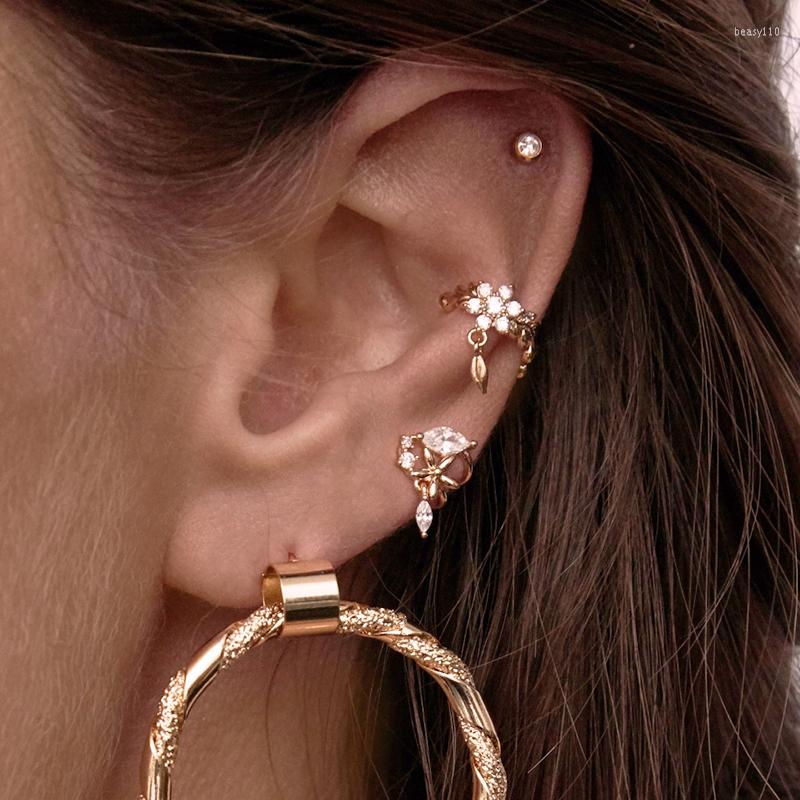 Backs Earrings Delicate Pave Sparking Classic Ear Cuff Design CZ Flower Leaf Leaves No Pierced Clip Women Party Gifts Jewelry
Backs Earrings Delicate Pave Sparking Classic Ear Cuff Design CZ Flower Leaf Leaves No Pierced Clip Women Party Gifts Jewelry