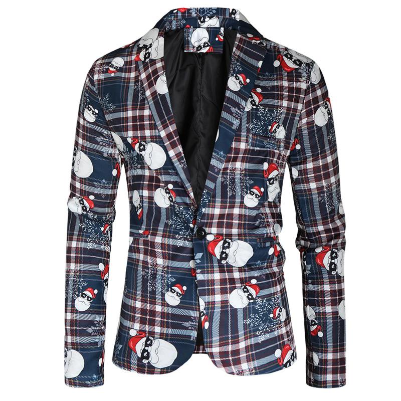 Men's Suits & Blazers Fashion Suit Party Coat Casual Santa Claus Printed Jacket Christmas Formal Dress Blazer Stage Performances, Rd
Men's Suits & Blazers Fashion Suit Party Coat Casual Santa Claus Printed Jacket Christmas Formal Dress Blazer Stage Performances, Rd