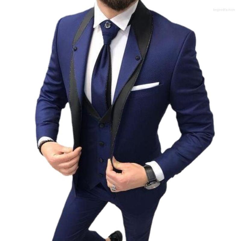 Men's Suits Customize High Quality Slim Fit One Button Groom Tuxedos Groomsmen Wedding Men 3 Piece Prom Bridegroom (Jacket Pants Vest), Black
Men's Suits Customize High Quality Slim Fit One Button Groom Tuxedos Groomsmen Wedding Men 3 Piece Prom Bridegroom (Jacket Pants Vest), Black