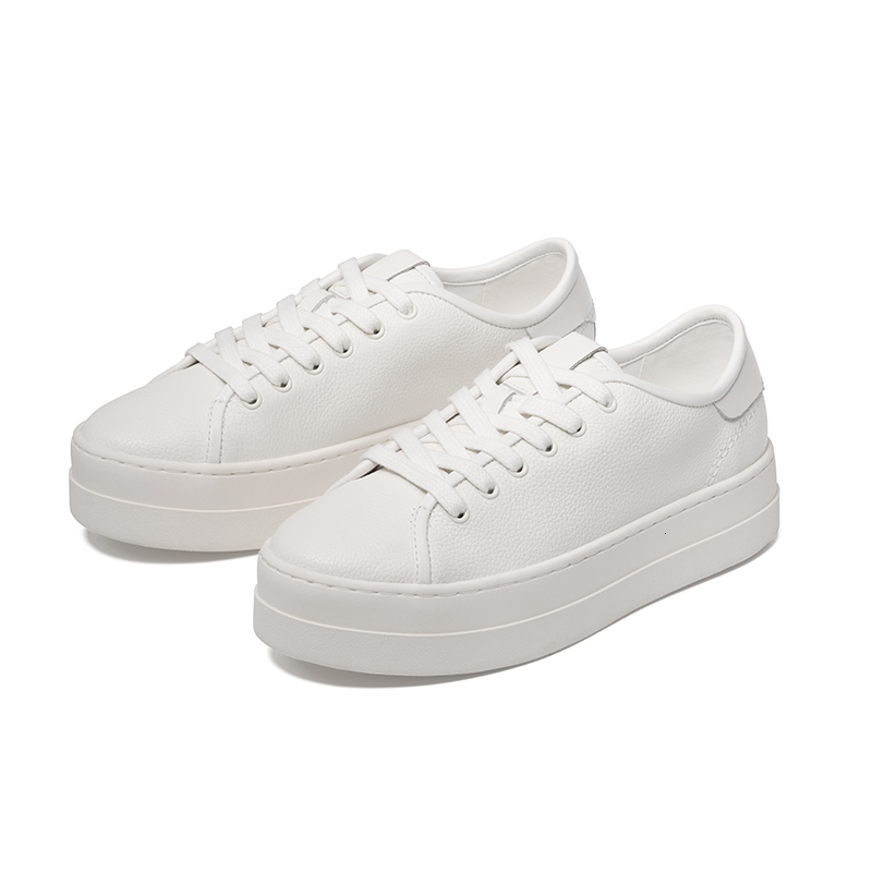Dress Shoes 2023 Autumn Fashion Women Genuine Leather Flats Platform Basic Allmatch Simple Casual Sport Female Sneakers 230227, White
Dress Shoes 2023 Autumn Fashion Women Genuine Leather Flats Platform Basic Allmatch Simple Casual Sport Female Sneakers 230227, White