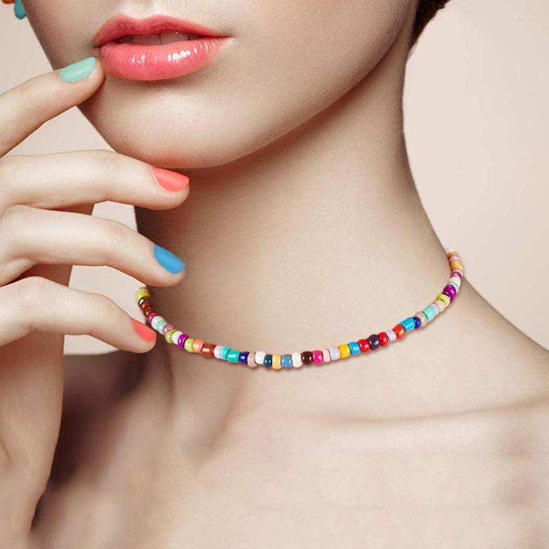 Choker Bohemian Simple Seed Beads Necklace Women Charm Rainbow Handmade Beaded African Boho String Collar Jewelry Gifts
Choker Bohemian Simple Seed Beads Necklace Women Charm Rainbow Handmade Beaded African Boho String Collar Jewelry Gifts