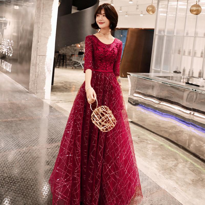 Ethnic Clothing Burgundy Chinese Sexy Sequins Oriental Party Female Cheongsam Stage Show Qipao Dress Elegant Celebrity Banquet Dresses De
Ethnic Clothing Burgundy Chinese Sexy Sequins Oriental Party Female Cheongsam Stage Show Qipao Dress Elegant Celebrity Banquet Dresses De