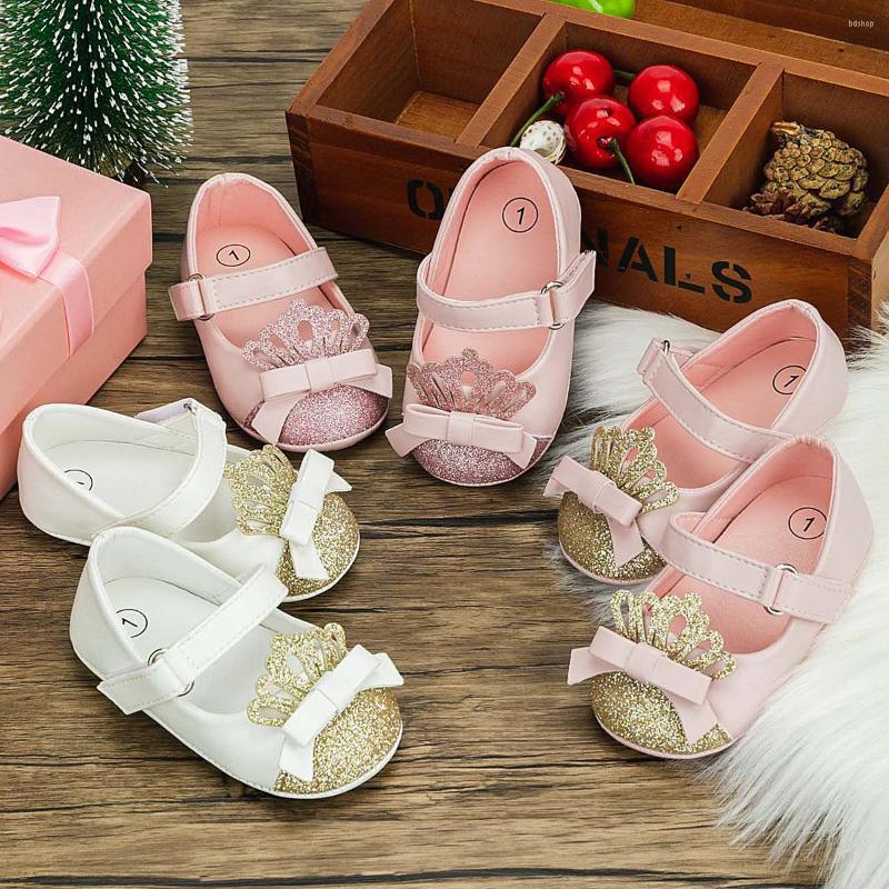 First Walkers Fashion Baby Girls PU Leather Shoes Crown Princess Shoe Anti-skip Soft Sole Infants Toddlers Walker -18M, White
First Walkers Fashion Baby Girls PU Leather Shoes Crown Princess Shoe Anti-skip Soft Sole Infants Toddlers Walker -18M, White