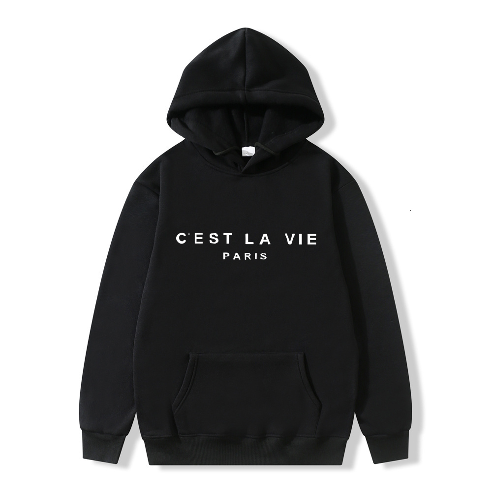 Men's Hoodies Sweatshirts CE 'ST LA VIE letter print hooded sweater women's spring longsleeved lazy style loose top 230227, Red
Men's Hoodies Sweatshirts CE 'ST LA VIE letter print hooded sweater women's spring longsleeved lazy style loose top 230227, Red