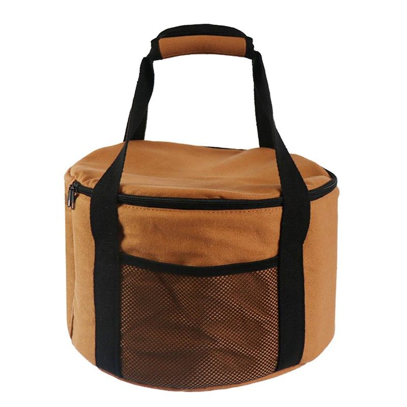 Outdoor Bags Waterproof Picnic Basket Cooler Storage Bag Camping Cookware Tote Pouch Large Round Canvas Thermal, Sky blue
Outdoor Bags Waterproof Picnic Basket Cooler Storage Bag Camping Cookware Tote Pouch Large Round Canvas Thermal, Sky blue