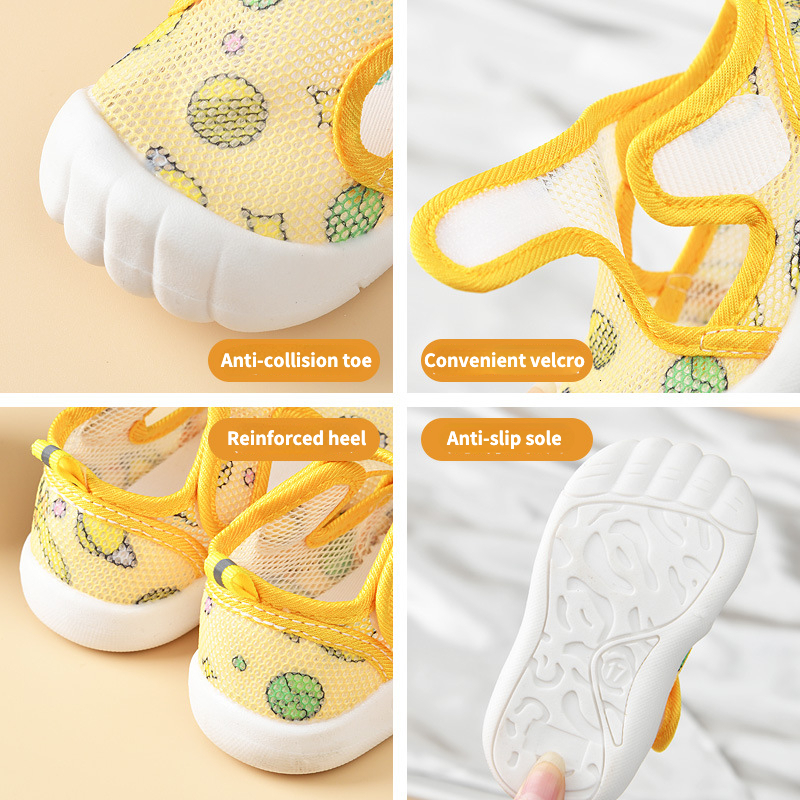 First Walkers Breathable Air Mesh Baby Kids Shoes Cartoon Baby Boy Shoes Soft Sloe Shoes for Baby Girl 1-4T Toddler First Walkers 230227