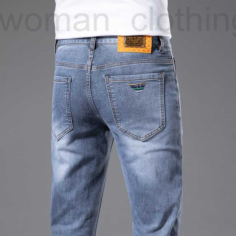 Men's Jeans Designer Fashion brand jeans men's spring new elastic slim foot wear white blue trousers 6SVC, K6088 terrazzo blue
Men's Jeans Designer Fashion brand jeans men's spring new elastic slim foot wear white blue trousers 6SVC, K6088 terrazzo blue