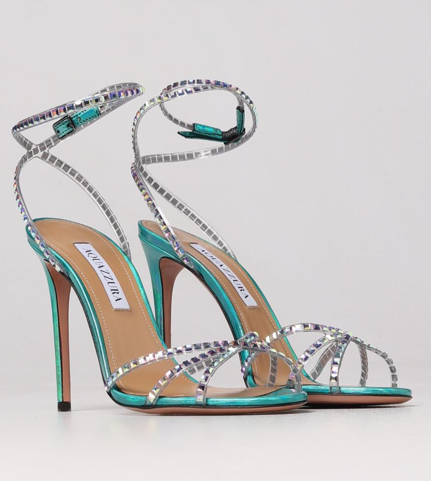 Aquazzurs Dance Plexi Sandals Shoes Women Crystal-embellished Ankle-Strap High Heels Summer Gladiator Sandalias Lady Party Wedding Bridal EU35-43
Aquazzurs Dance Plexi Sandals Shoes Women Crystal-embellished Ankle-Strap High Heels Summer Gladiator Sandalias Lady Party Wedding Bridal EU35-43