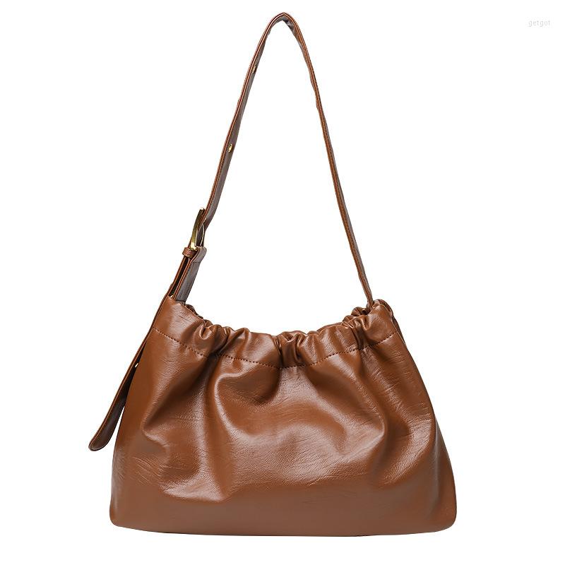 Evening Bags Casual Soft Fashion Pu Leather Shoulder Bag Big For School Ladies Pleated Messenger Women Large Capacity Crossbody Handbag, Black
Evening Bags Casual Soft Fashion Pu Leather Shoulder Bag Big For School Ladies Pleated Messenger Women Large Capacity Crossbody Handbag, Black