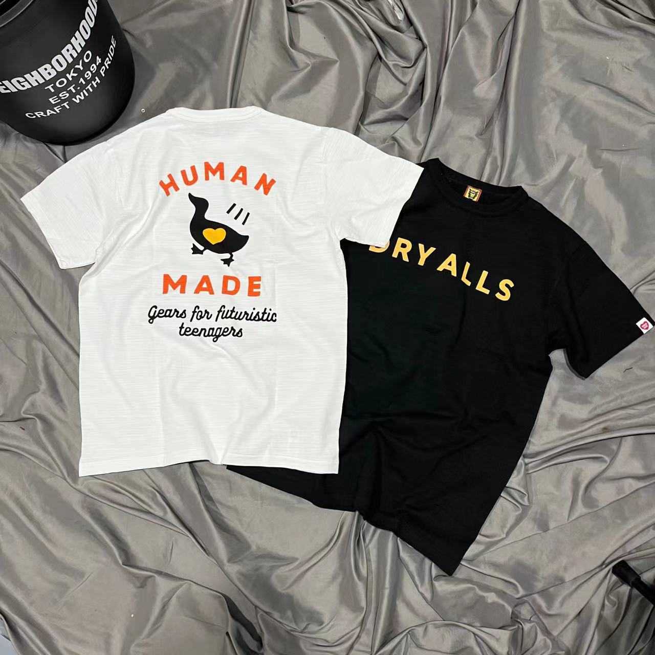 Men' T-shirts Human Tee Made Unisex Cotton Summer 2023 Leisure Casual Hm 23 Letter Duck Short Sleeve T-shirt Slub Cylinder Loose, White
Men' T-shirts Human Tee Made Unisex Cotton Summer 2023 Leisure Casual Hm 23 Letter Duck Short Sleeve T-shirt Slub Cylinder Loose, White