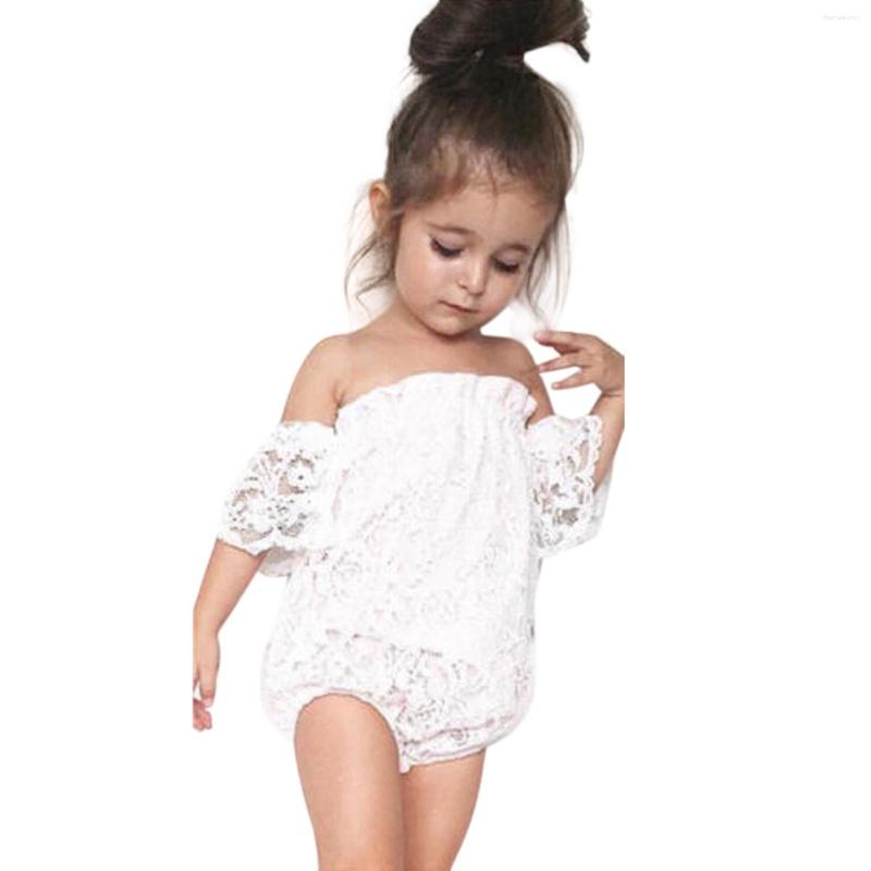 Rompers 0-2 Years Born Baby Girl Short Sleeve Off Shoulder Lace Romper White Bodysuit Tutu Jumpsuit Infant One-pieces Outfits Clothes
Rompers 0-2 Years Born Baby Girl Short Sleeve Off Shoulder Lace Romper White Bodysuit Tutu Jumpsuit Infant One-pieces Outfits Clothes