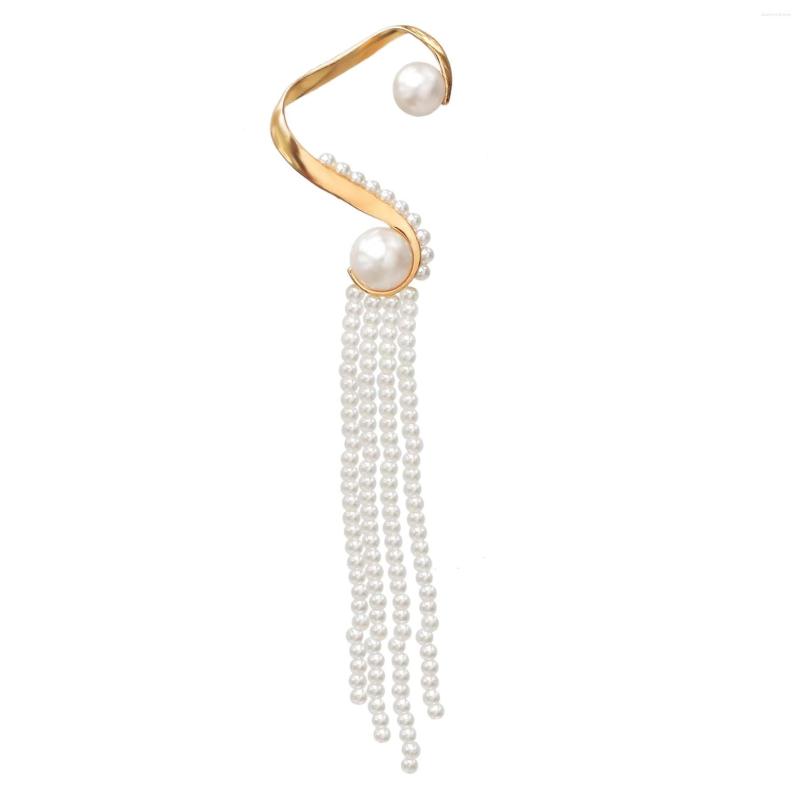 Backs Earrings 1 Pcs Pearl Beaded Long Tassel Ear Cuff Clip On For Women Korean Fashion Trending Hip Hop Street Jewelry Gifts
Backs Earrings 1 Pcs Pearl Beaded Long Tassel Ear Cuff Clip On For Women Korean Fashion Trending Hip Hop Street Jewelry Gifts