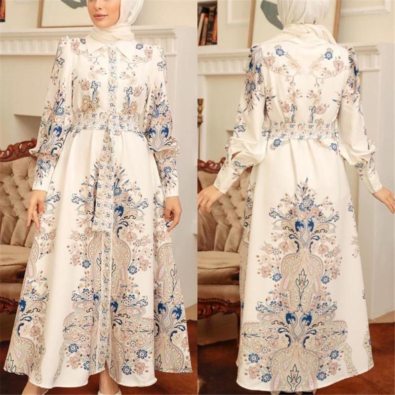 Ethnic Clothing Muslim Women Vintage Floral Print Dresses Abaya Turkey Hijab Dress Spring Autumn Long Sleeve Kaftan Vestido Middle East
Ethnic Clothing Muslim Women Vintage Floral Print Dresses Abaya Turkey Hijab Dress Spring Autumn Long Sleeve Kaftan Vestido Middle East
