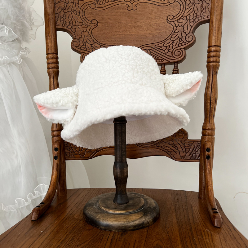 Wide Brim Hats Bucket Hats Homemade original cute cartoon sheep ear fisherman hat Lolita lambs wool sheep ear cap 230227, White pink round ear
Wide Brim Hats Bucket Hats Homemade original cute cartoon sheep ear fisherman hat Lolita lambs wool sheep ear cap 230227, White pink round ear