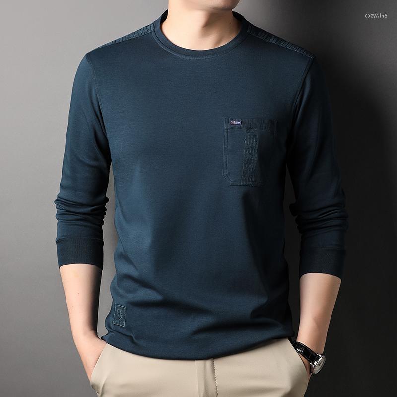 Men's T Shirts Cotton Long Sleeve Men's T-shirts High Quality Solid Color Embroidery Casual Male Fashion Simple Man Tees 3XL, Blue
Men's T Shirts Cotton Long Sleeve Men's T-shirts High Quality Solid Color Embroidery Casual Male Fashion Simple Man Tees 3XL, Blue