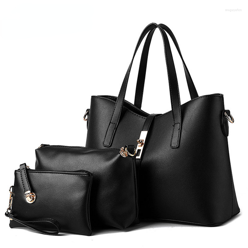 Evening Bags 3 Piece Women Shoulder Composite Fashion Designer Handbag High Quality Solid Totes Black Purse, Sv
Evening Bags 3 Piece Women Shoulder Composite Fashion Designer Handbag High Quality Solid Totes Black Purse, Sv