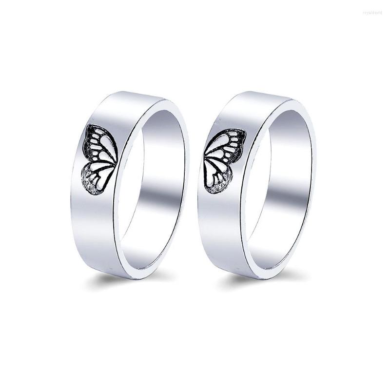 Cluster Rings Trendy Silver Color Butterfly For Women Men Lover Couple Set Friendship Engagement Wedding Ring 2023 Jewelry Gift
Cluster Rings Trendy Silver Color Butterfly For Women Men Lover Couple Set Friendship Engagement Wedding Ring 2023 Jewelry Gift