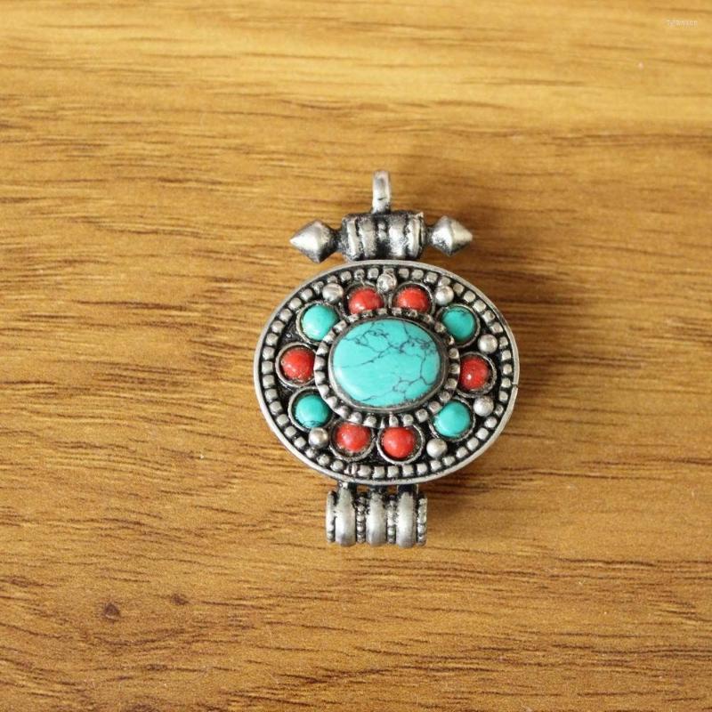 Pendant Necklaces PN674 Nepal Jewelry Tibetan Silver Inlaid Turquoises Coral Coloful Mini Beads Prayer Box Gau Amulet For Woman
Pendant Necklaces PN674 Nepal Jewelry Tibetan Silver Inlaid Turquoises Coral Coloful Mini Beads Prayer Box Gau Amulet For Woman