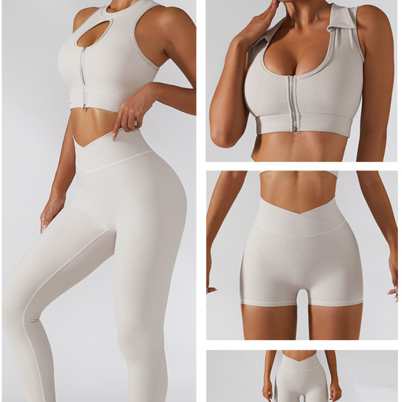 Yoga Outfits Workout Clothes for Women Seamless Ribbed Cutout Zipper Crop Top Tank Shorts Stretch Sports Leggings Yoga Set Outfits Gym Set 230227, Shorts 5
Yoga Outfits Workout Clothes for Women Seamless Ribbed Cutout Zipper Crop Top Tank Shorts Stretch Sports Leggings Yoga Set Outfits Gym Set 230227, Shorts 5