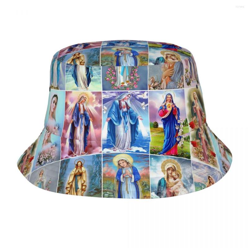 Berets Unisex Bucket Hats Jesus Virgin Mary Christian Catholic Summer Beach Vacation Getaway Headwear UV Protection Fishing Cap Bob Hat, Black
Berets Unisex Bucket Hats Jesus Virgin Mary Christian Catholic Summer Beach Vacation Getaway Headwear UV Protection Fishing Cap Bob Hat, Black