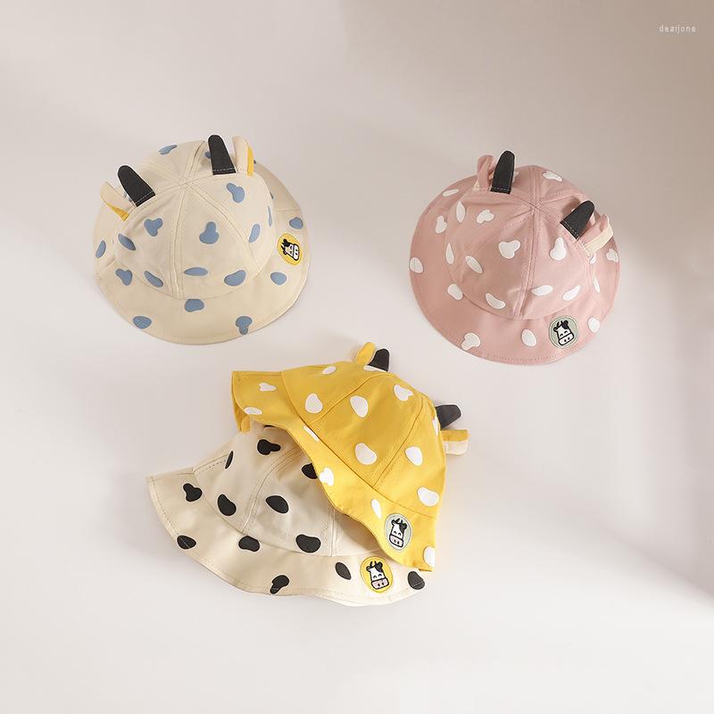 Hats Spring Summer Lovely Cartoon Cow Pattern Baby Fisherman Kids Boys Girls Sun Cotton Beach Caps, Yellow
Hats Spring Summer Lovely Cartoon Cow Pattern Baby Fisherman Kids Boys Girls Sun Cotton Beach Caps, Yellow