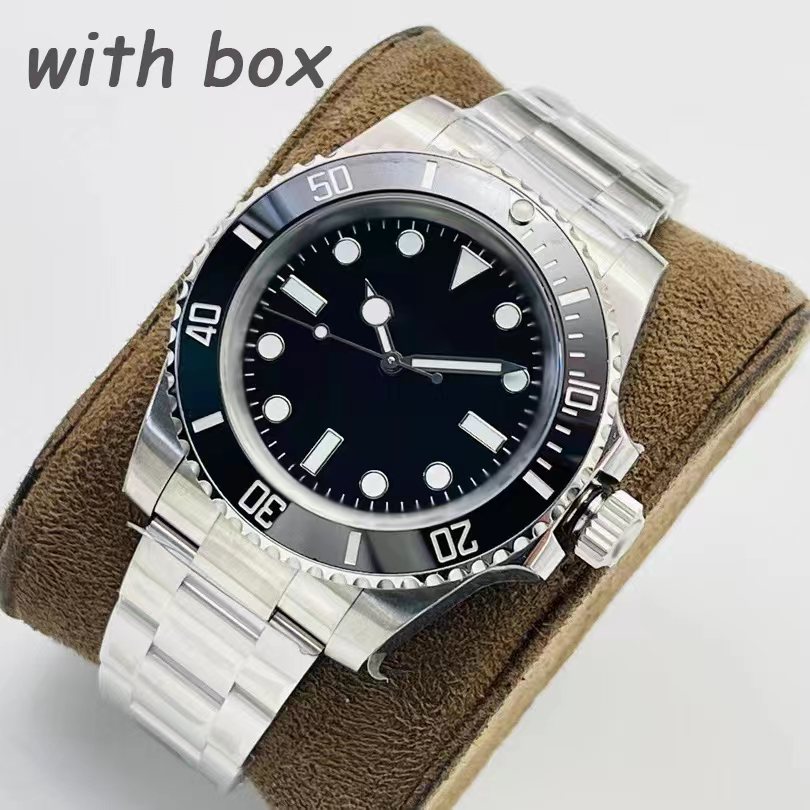 High quality Men Watch 41mm Automatic Mechanical Movement Watches Full Stainless Steel sliding clasp Blue Black Ceramic Sapphire WristWatches Super luminous