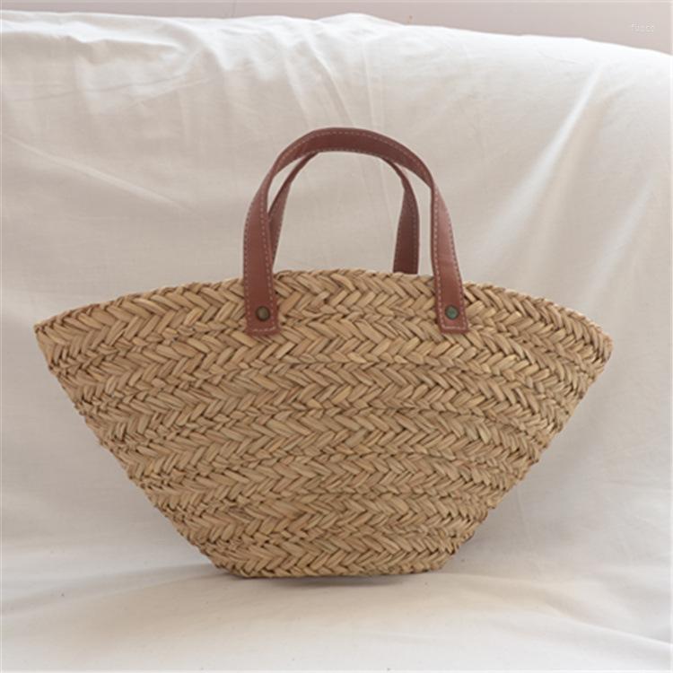 Duffel Bags Spring And Summer Basket Tote Bag Women's Woven Handbag Kids Toy Baskets Bolso Tejido Para Mujer, Straw
Duffel Bags Spring And Summer Basket Tote Bag Women's Woven Handbag Kids Toy Baskets Bolso Tejido Para Mujer, Straw