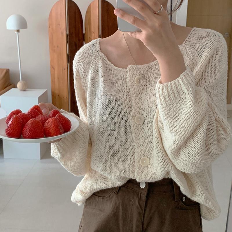 Women's Knits & Tees Women Sweater Cardigan Autumn Lazy Solid Tops Female O-neck Single Breated Loose Short Coat Korean Casual Knitted, Green
Women's Knits & Tees Women Sweater Cardigan Autumn Lazy Solid Tops Female O-neck Single Breated Loose Short Coat Korean Casual Knitted, Green