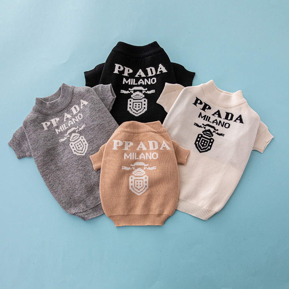 Dog Apparel Dog Supplies New Pet Sweater Fashion Brand Shifa Bucket Chihuahua for Small and Medium Dogs Autumn and Winter Dog Clothes Coat, Gray
Dog Apparel Dog Supplies New Pet Sweater Fashion Brand Shifa Bucket Chihuahua for Small and Medium Dogs Autumn and Winter Dog Clothes Coat, Gray