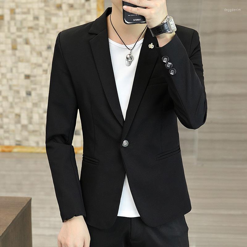 Men's Jackets HOO 2023 Men's Leisure Suit Jacket Youth Korean Slim Fit Blazer, Black
Men's Jackets HOO 2023 Men's Leisure Suit Jacket Youth Korean Slim Fit Blazer, Black