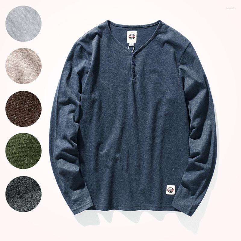 Men's T Shirts Fall Men's Slim Fit Base Shirt Pure Cotton Worn Looking Washed-out Solid Color Simple V-neck Buckle Collar Long Sleeve, Blue
Men's T Shirts Fall Men's Slim Fit Base Shirt Pure Cotton Worn Looking Washed-out Solid Color Simple V-neck Buckle Collar Long Sleeve, Blue