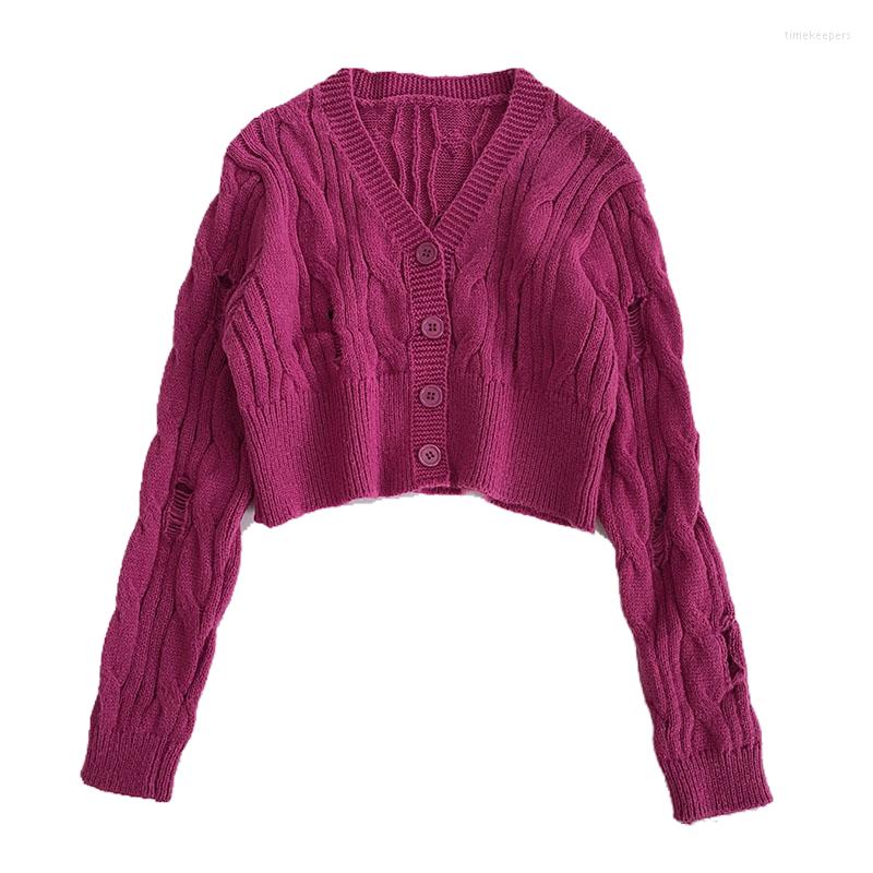 Women's Knits Autumn And Winter Korean Slim Long-sleeved Knitted Cardigan Dragon Fruit Color Short Section Sweater Women, Black
Women's Knits Autumn And Winter Korean Slim Long-sleeved Knitted Cardigan Dragon Fruit Color Short Section Sweater Women, Black
