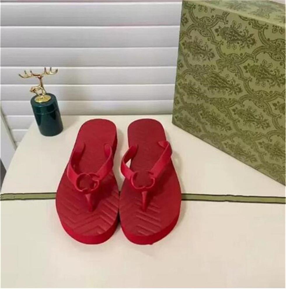 

2022 fashion designer ladies flip flops simple youth slippers moccasin shoes suitable for spring summer and autumn hotels beaches other places size 35- 42, Red
