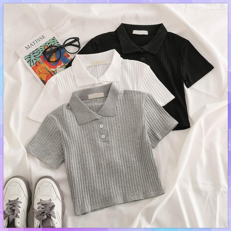 Women's T Shirts Women's Tee Shirt Lapel Polo Tshirt Crop Top Harajuku Vintag Tops Tees Kpop Aesthetic Short Sleeve High Waist Striped, 1pc black
Women's T Shirts Women's Tee Shirt Lapel Polo Tshirt Crop Top Harajuku Vintag Tops Tees Kpop Aesthetic Short Sleeve High Waist Striped, 1pc black