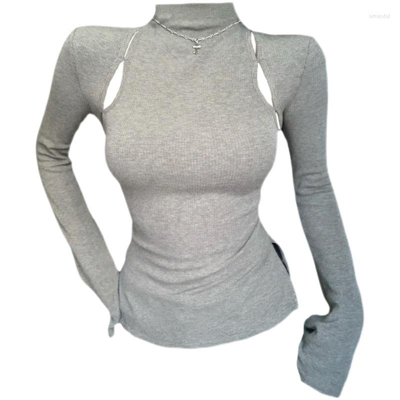 Women's T Shirts Casual Almighty Basic T-Shirts For Women Autumn Long Sleeve Turtleneck Hollow Out Femme Tees Tops Korean Fashion Woman, Black
Women's T Shirts Casual Almighty Basic T-Shirts For Women Autumn Long Sleeve Turtleneck Hollow Out Femme Tees Tops Korean Fashion Woman, Black