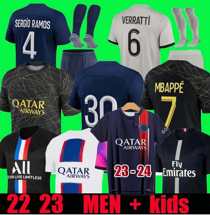 MBAPPE HAKIMI #30 Soccer Jerseys Fourth 4th Black SERGIO RAMOS 22 23 Maillots de football 2022 2023 MARQUINHOS VERRATTI pSGS men kids kit shirt uniforms foot third 3rd, 23/24
MBAPPE HAKIMI #30 Soccer Jerseys Fourth 4th Black SERGIO RAMOS 22 23 Maillots de football 2022 2023 MARQUINHOS VERRATTI pSGS men kids kit shirt uniforms foot third 3rd, 23/24