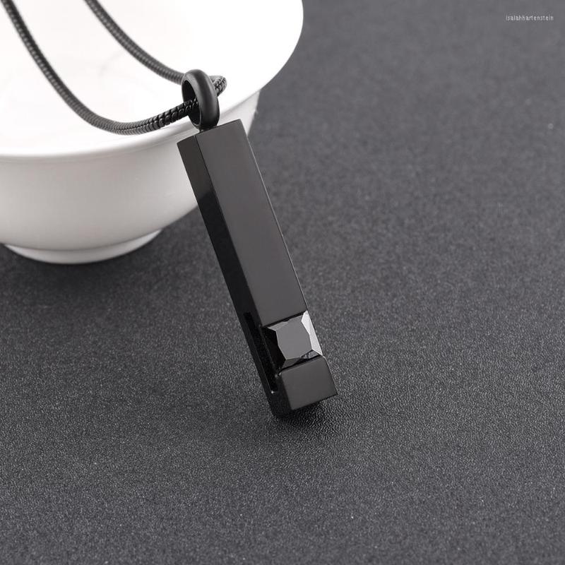 Pendant Necklaces IJD9726 316L Stainless Steel Black Plating Crystal Bar Memorial Urn Ashes Keepsake Holder CREMATION NECKLACE Jewelry Men
Pendant Necklaces IJD9726 316L Stainless Steel Black Plating Crystal Bar Memorial Urn Ashes Keepsake Holder CREMATION NECKLACE Jewelry Men