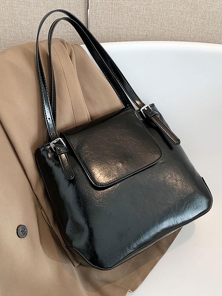 Evening Bags Fashion Women Solid Shoulder High Quality Pu Leather All-match Underarm Bag Preppy Style Design Ladies Commuter Handbags, Black
Evening Bags Fashion Women Solid Shoulder High Quality Pu Leather All-match Underarm Bag Preppy Style Design Ladies Commuter Handbags, Black