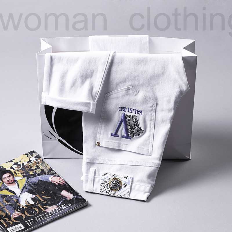 Men's Jeans Designer Spring and Summer Embroidered Feet Elastic Fashion Pants J163, White dw722
Men's Jeans Designer Spring and Summer Embroidered Feet Elastic Fashion Pants J163, White dw722