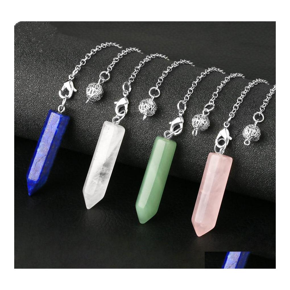 car dvr Charms Natural Stone Hexagonal Column Pendum For Dowsing Wicca Pointed Crystal Pillar Simple Pendums Reiki Pende Amet Drop Delivery Dhzyi
car dvr Charms Natural Stone Hexagonal Column Pendum For Dowsing Wicca Pointed Crystal Pillar Simple Pendums Reiki Pende Amet Drop Delivery Dhzyi