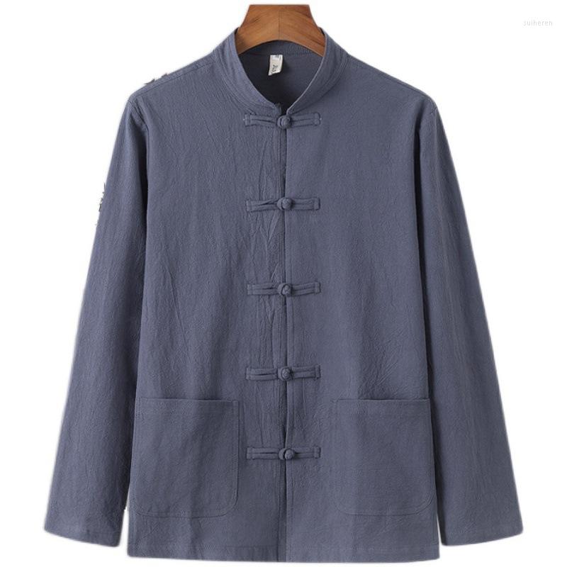 Ethnic Clothing Linen Chinese Traditional Shirt For Man Tang Suit Streetwear Stand Collar Casual Tai Chi Exercise Costume Male
Ethnic Clothing Linen Chinese Traditional Shirt For Man Tang Suit Streetwear Stand Collar Casual Tai Chi Exercise Costume Male