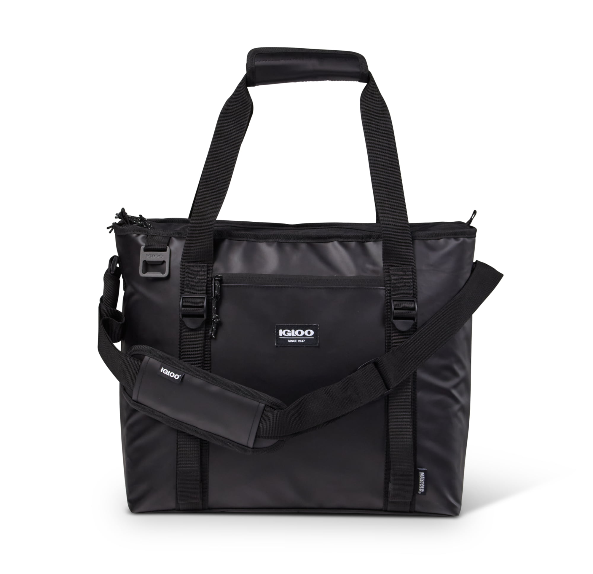 Igloo 30 Can Getaway Durable Tote Soft Sided Cooler Black compass