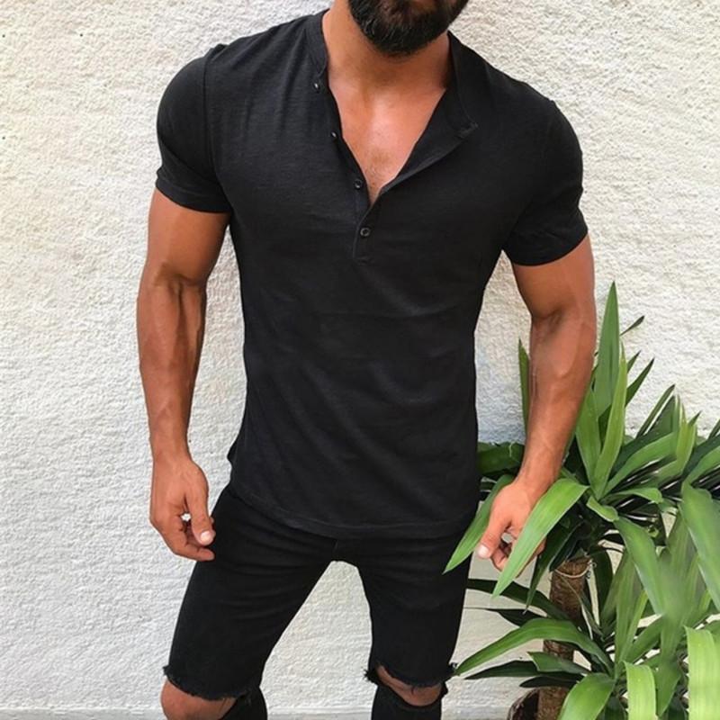 Men's T Shirts Retretro Loose Cotton Standing Collar Fashion Men's Button T-shirt Casual Breathable Simple Short Sleeves, Black
Men's T Shirts Retretro Loose Cotton Standing Collar Fashion Men's Button T-shirt Casual Breathable Simple Short Sleeves, Black