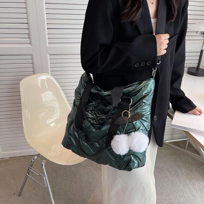 Evening Bags Casual Shoulder Bag Quilted Crossbody With PomPom Messenger Large Capacity Cotton Padded Ladies Tote Hand, Black
Evening Bags Casual Shoulder Bag Quilted Crossbody With PomPom Messenger Large Capacity Cotton Padded Ladies Tote Hand, Black